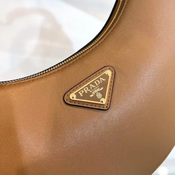 PRADA Arque Leather Shoulder Bag 1BC194