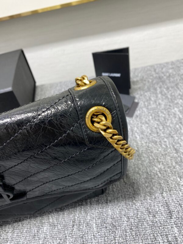 YSL Niki Bag in Crinkled Calfskin