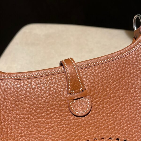 HERMES Mini Evelyne Color37 Clemence leather