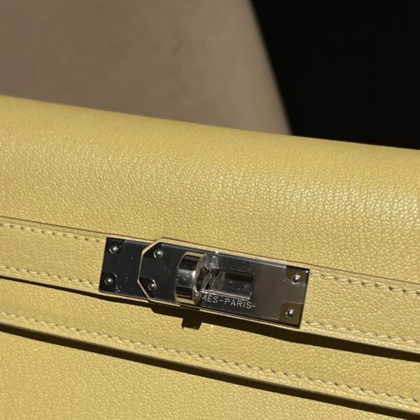 HERMES Kelly Elan Color:1Z Mysore leather