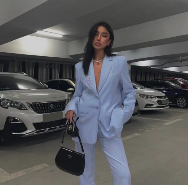 PRADA Cleo Brushed Leather Shoulder Bag with Flap