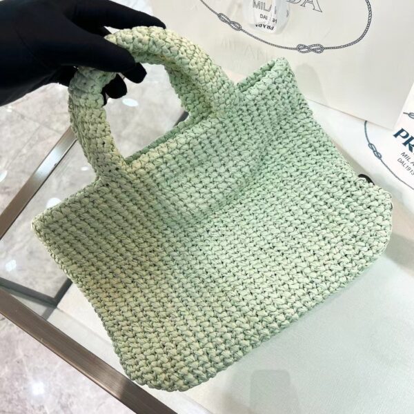 PRADA Small Crochet Tote Bag 1BG422