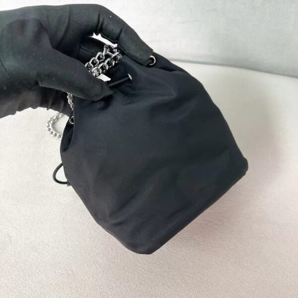 PRADA Mini Drawstring Bucket Bag