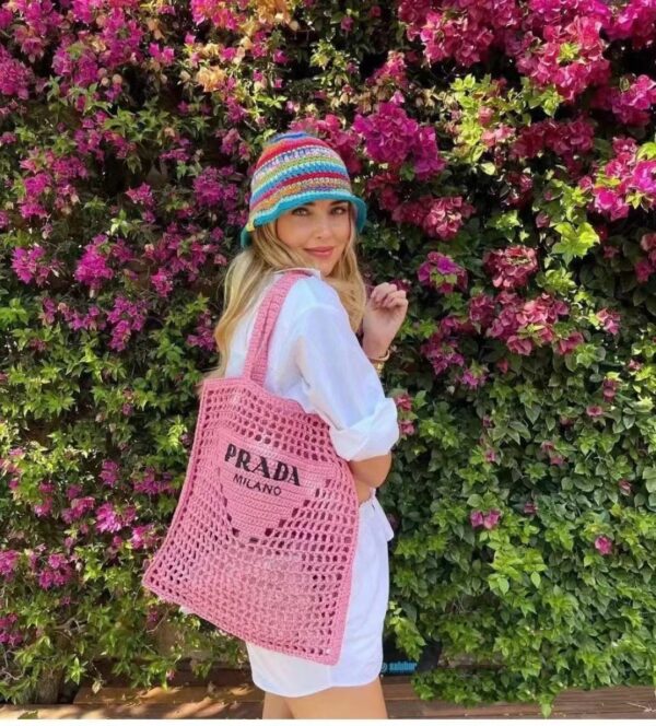 PRADA Crochet Tote Bag 1BG393