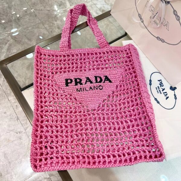 PRADA Crochet Tote Bag 1BG393