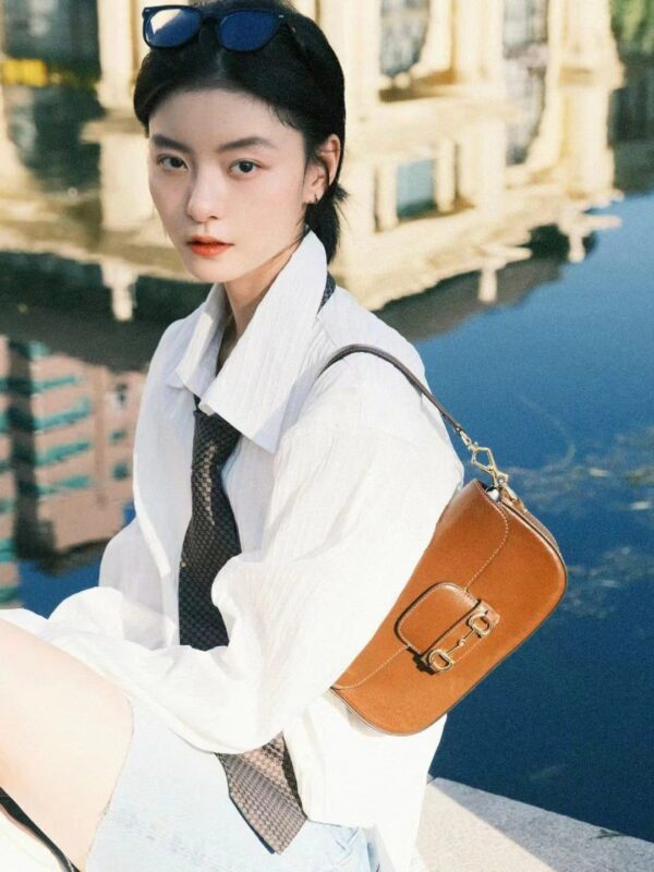 GUCCI Horsebit 1955 Small Shoulder Bag