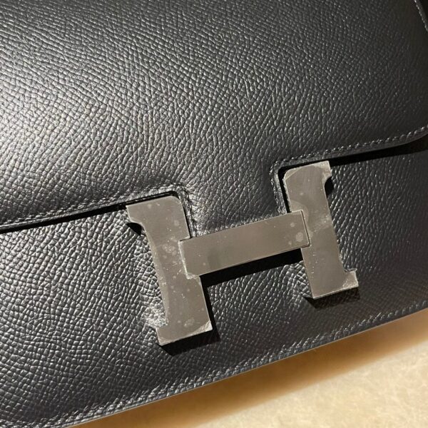 HERMES Constance 19 Color89 Epsom leather