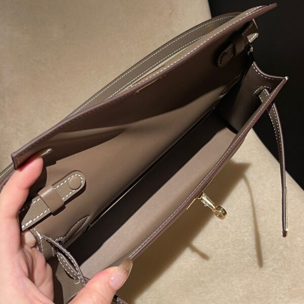 HERMES Kelly Elan Color18 Madam leather