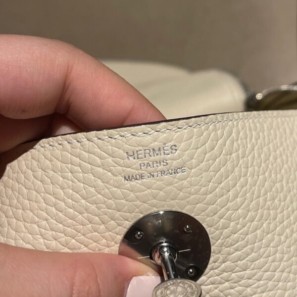 HERMES Lindy 26 Color:I2 Clemence leather