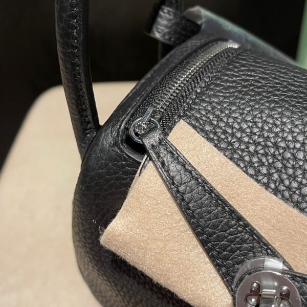 HERMES Mini Lindy Color89 Clemence leather