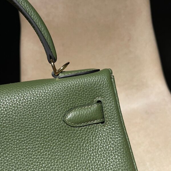 HERMES Kelly 28 Color:V6 Togo leather