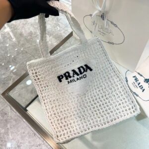 PRADA Crochet Tote Bag 1BG393