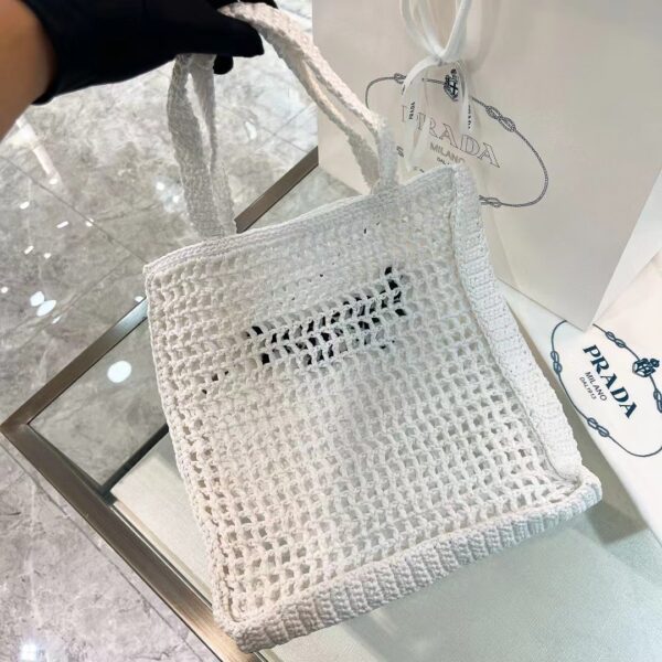 PRADA Crochet Tote Bag 1BG393