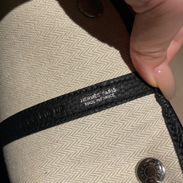 HERMES Garden Party 36 Color89 Negonde leather