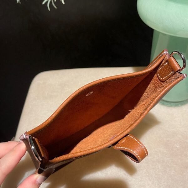 HERMES Mini Evelyne Color37 Clemence leather