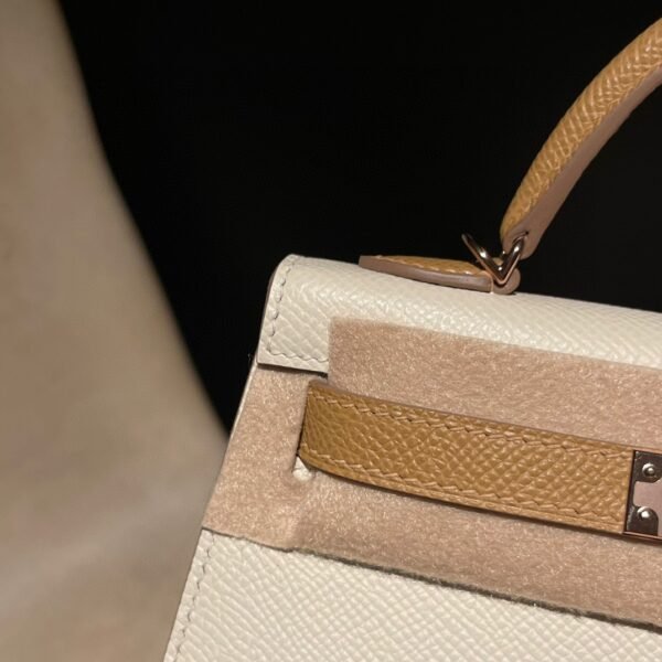 HERMES Mini Kelly 2 Color10+4B+2Z Epsom leather