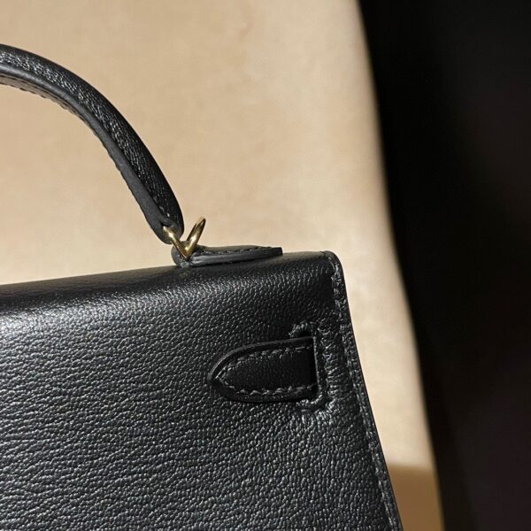 HERMES Mini Kelly 2 Color89 Mysore leather