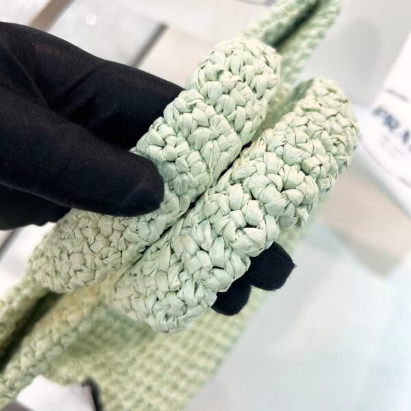 PRADA Small Crochet Tote Bag 1BG422