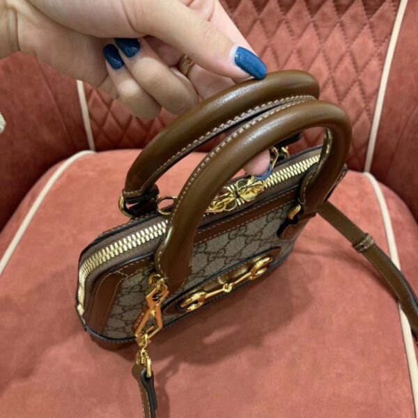 GUCCI Horsebit 1955 Top Handle Bag