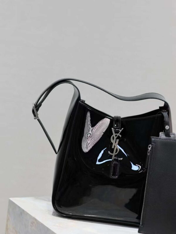 YSL LE 5 À 7 Hobo Bag in Patent Leather