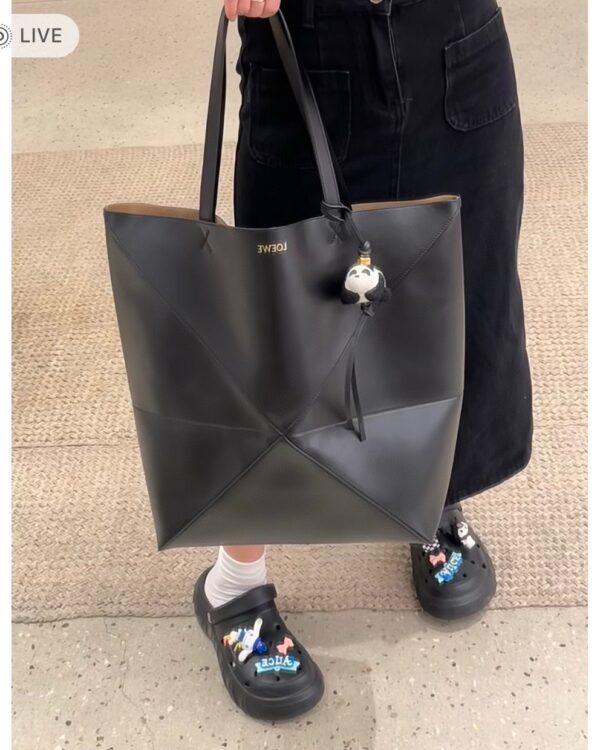 LOEWE Large Puzzle Fold Tote Bag