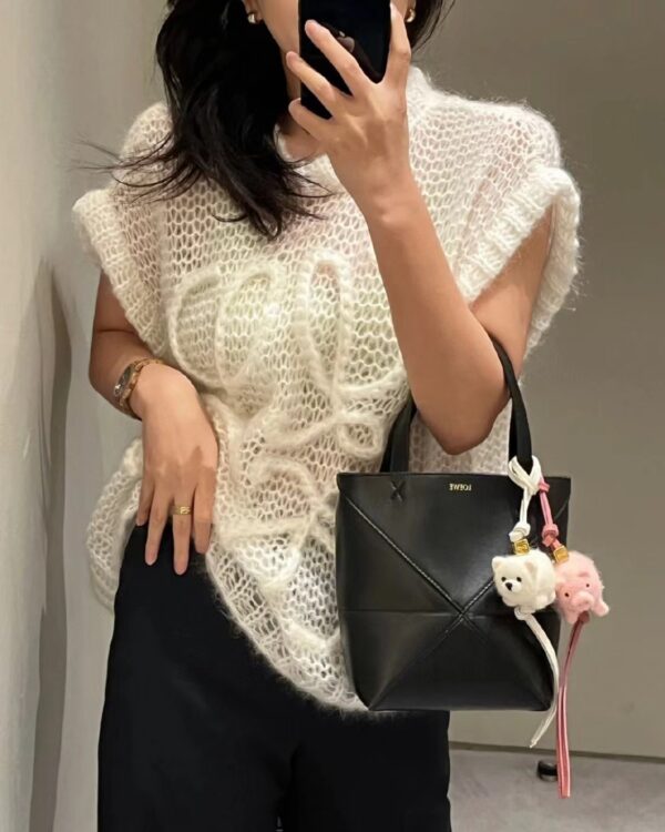 LOEWE Mini Puzzle Fold Tote Bag