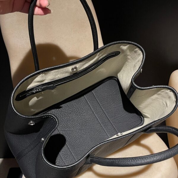 HERMES Garden Party 36 Color89 Negonde leather