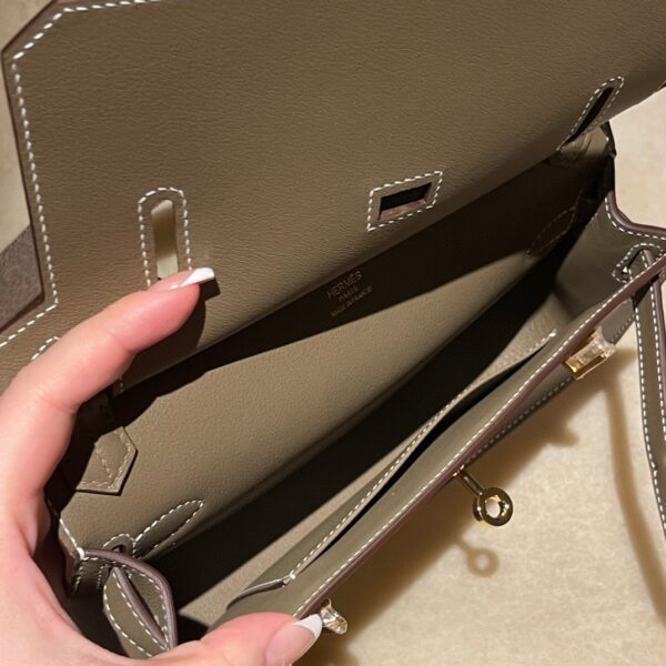 HERMES Jypsiere Mini Color18 Swift leather