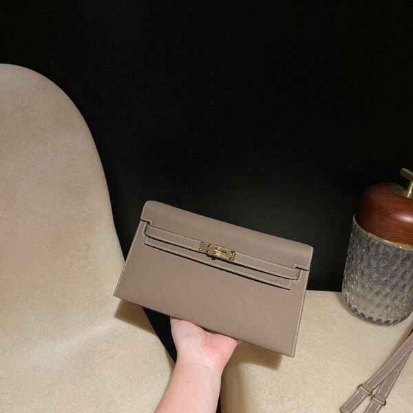 HERMES Kelly Elan Color18 Madam leather