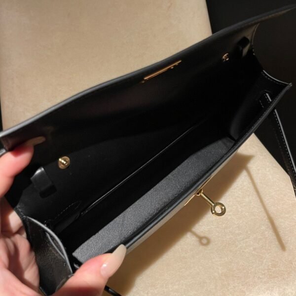 HERMES Kelly Elan Color89 Mysore leather