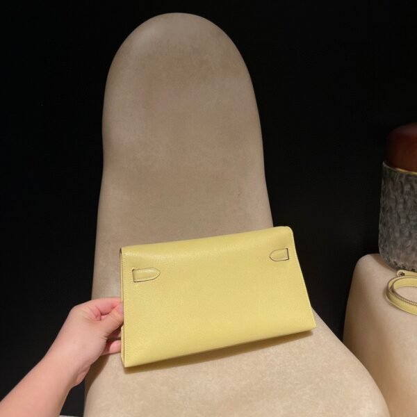 HERMES Kelly Elan Color:1Z Mysore leather