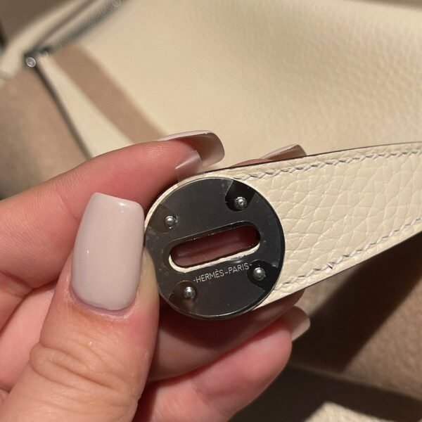 HERMES Lindy 26 Color:I2 Clemence leather