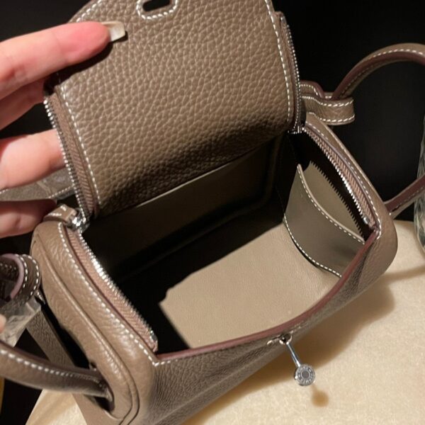 HERMES Mini Lindy Color18 Clemence leather