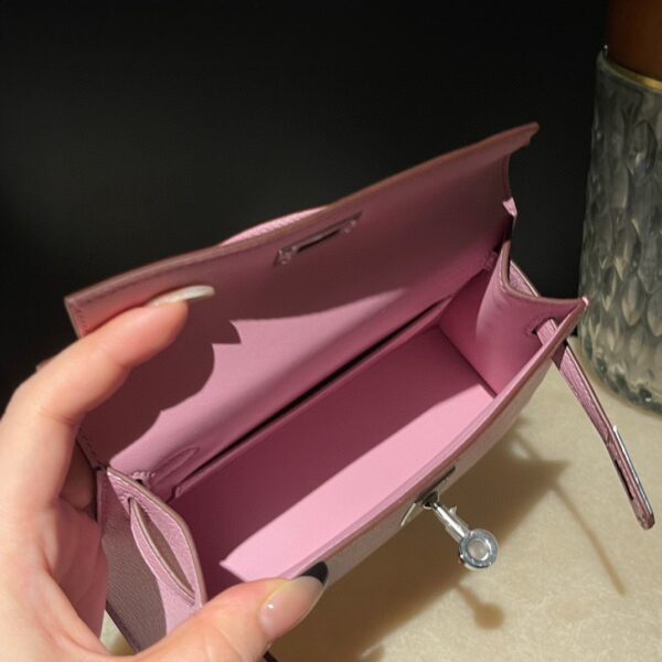 HERMES Mini Kelly 2 Color:X9 Mysore leather