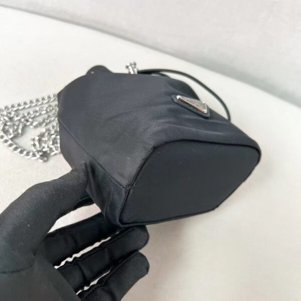 PRADA Mini Drawstring Bucket Bag