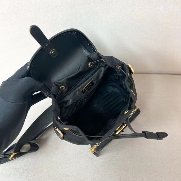 PRADA Re-Nylon and Brushed Leather Bag 1BZ075