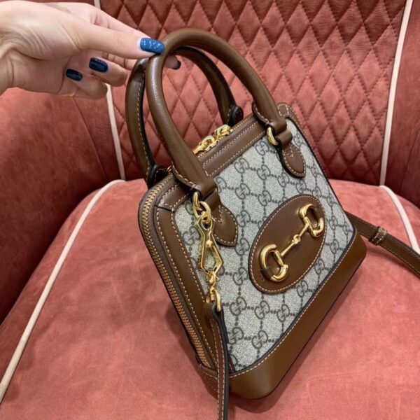 GUCCI Horsebit 1955 Top Handle Bag
