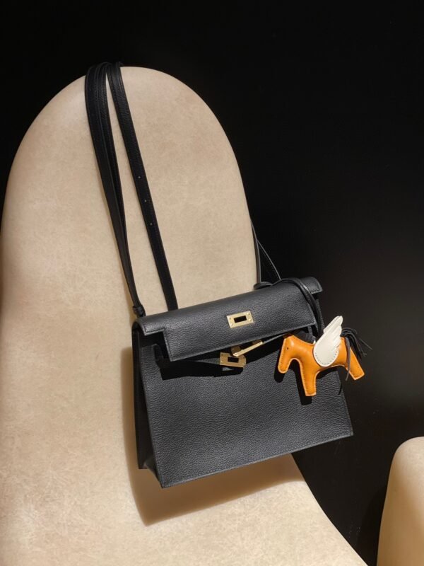 HERMES Kelly Danse Color89 Evercolor leather