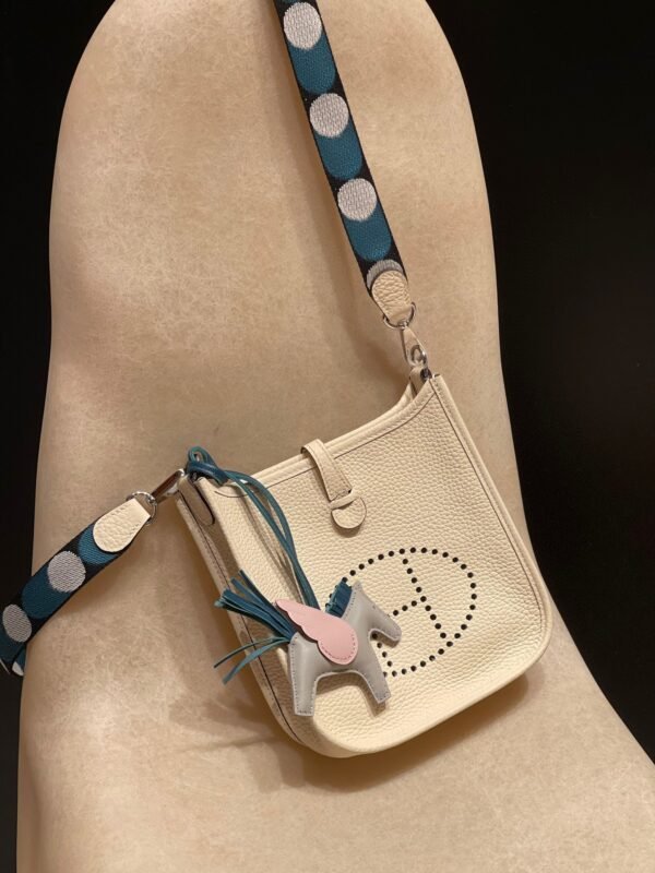 HERMES Mini Evelyne Color:I2 Clemence leather