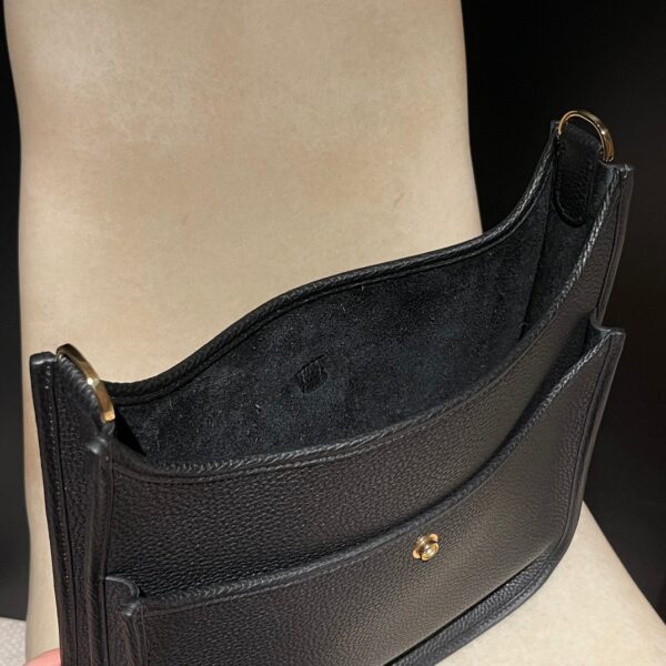 HERMES Evelyne 29 Color89 Clemence leather