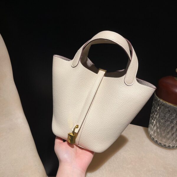 HERMES Picotin Lock 18 Color10 Clemence leather