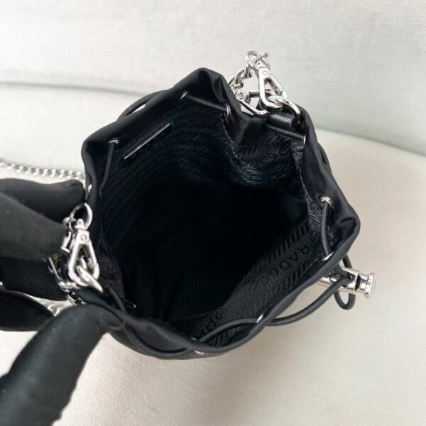 PRADA Mini Drawstring Bucket Bag