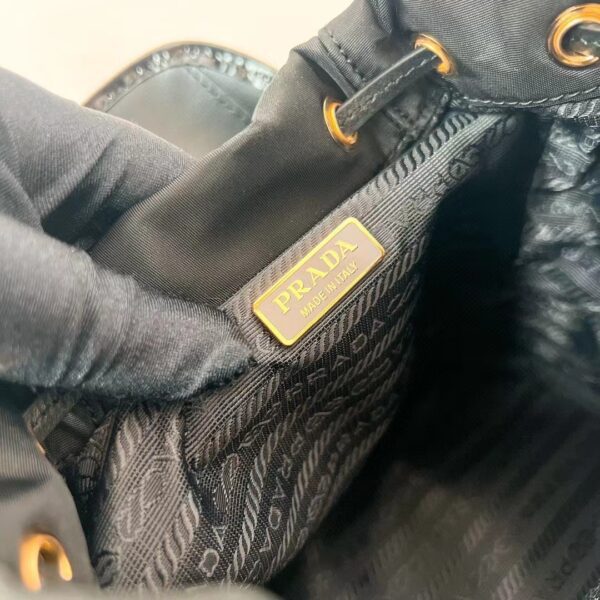 PRADA Re-Nylon and Brushed Leather Bag 1BZ075