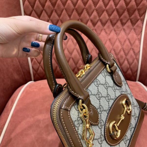 GUCCI Horsebit 1955 Top Handle Bag
