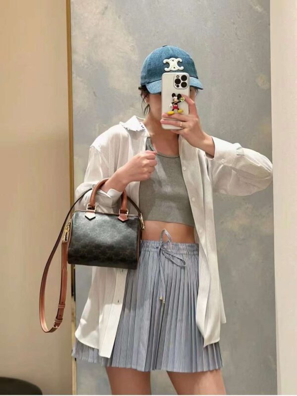 CELINE Small Boston Cuir Triomphe Bag