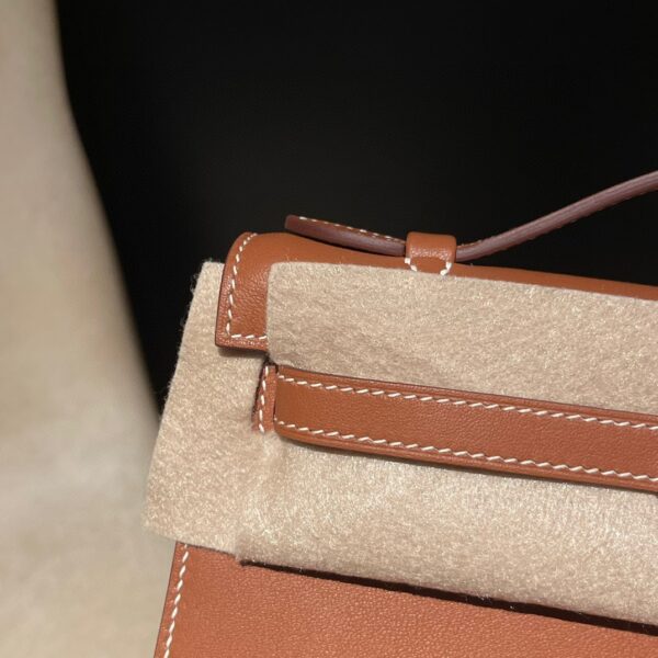 HERMES Kelly Pochette Color37 Swift leather