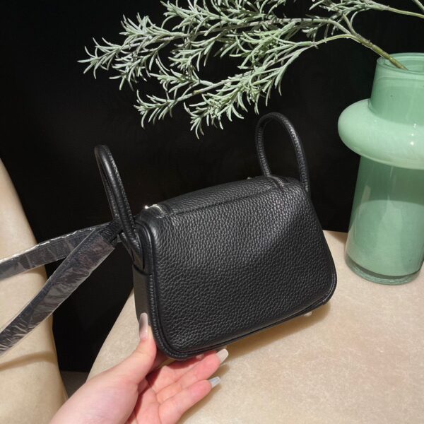 HERMES Mini Lindy Color89 Clemence leather