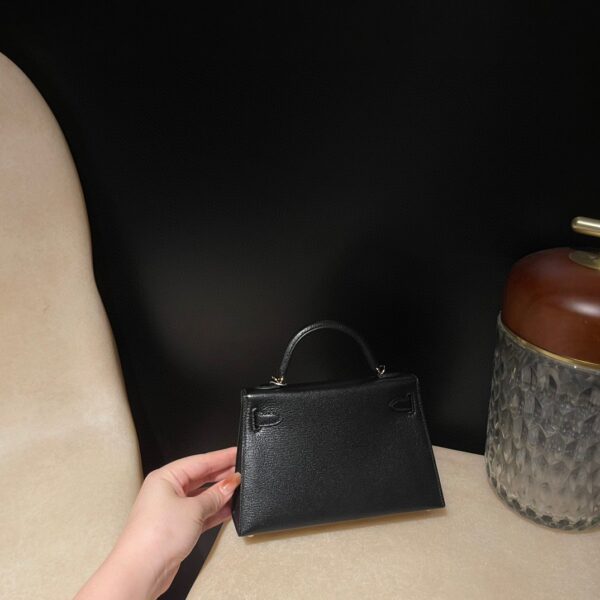 HERMES Mini Kelly 2 Color89 Mysore leather