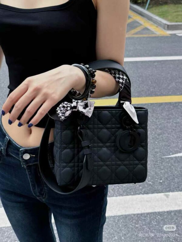 Lady Dior Bag Ultramatte Cannage Calfskin