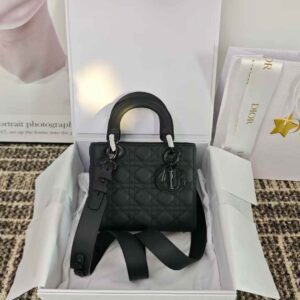 Lady Dior Bag Ultramatte Cannage Calfskin